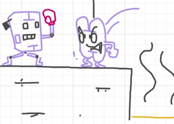 A panel from I've Been Everywhere, Man, episode nine of the Board Boards object show by Furretwalk/WalkingFurret.